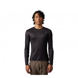 KOSZULKA ROWEROWA Z DŁUGIM RĘKAWEM FOX FLEXAIR ASCENT BLACK  ENDURO CROSS