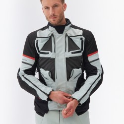 KURTKA TEKSTYLNA REBELHORN RANGE GREY/BLACK/RED 