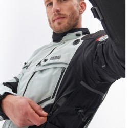 KURTKA TEKSTYLNA REBELHORN RANGE GREY/BLACK/RED 