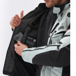 KURTKA TEKSTYLNA REBELHORN RANGE GREY/BLACK/RED 