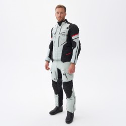 KURTKA TEKSTYLNA REBELHORN RANGE GREY/BLACK/RED 