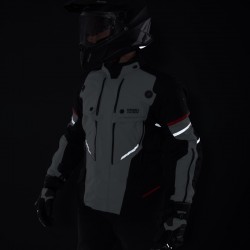 KURTKA TEKSTYLNA REBELHORN RANGE GREY/BLACK/RED 