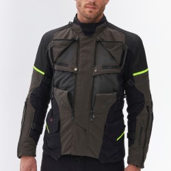 KURTKA TEKSTYLNA REBELHORN RANGE ANTHRACITE/BLACK/FLUO YELLOW 