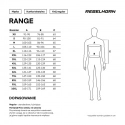 KURTKA TEKSTYLNA REBELHORN RANGE ANTHRACITE/BLACK/FLUO YELLOW 