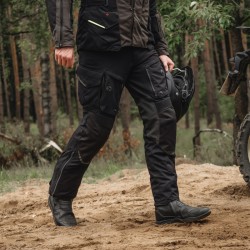 SPODNIE TEKSTYLNE REBELHORN RANGE BLACK 