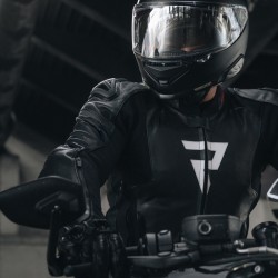 KURTKA SKÓRZANA REBELHORN VELOCE BLACK/WHITE 
