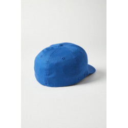 CZAPKA Z DASZKIEM FOX JUNIOR REVOLVER FLEXFIT ROYAL BLUE  ENDURO CROSS