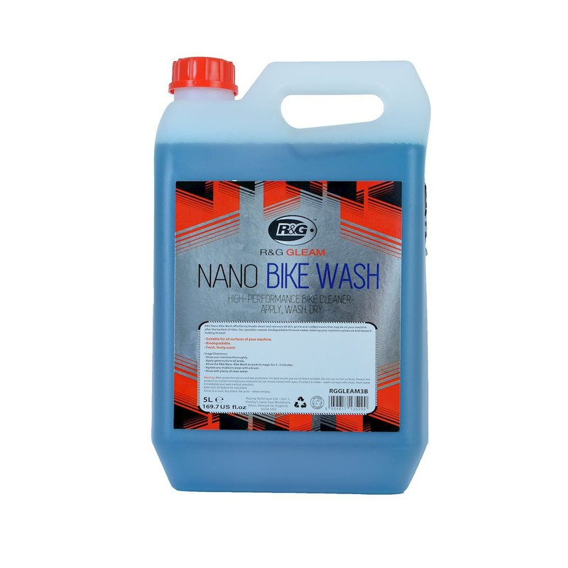 ŚRODEK DO CZYSZCZENIA MOTOCYKLA RG GLEAM NANO BIKE WASH 5L