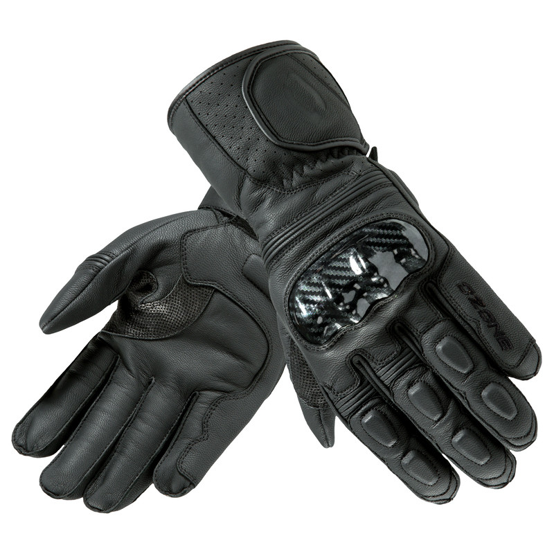 RĘKAWICE SKÓRZANE OZONE RIDE II CE BLACK 
