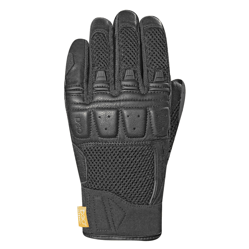 RĘKAWICE SKÓRZANO-TEKSTYLNE RACER RONIN BLACK/BLACK 
