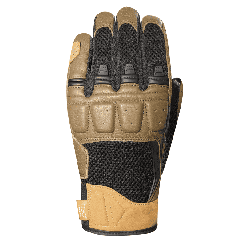 RĘKAWICE SKÓRZANO-TEKSTYLNE RACER RONIN SAND/BLACK 