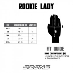 RĘKAWICE SKÓRZANE OZONE ROOKIE LADY BLACK 