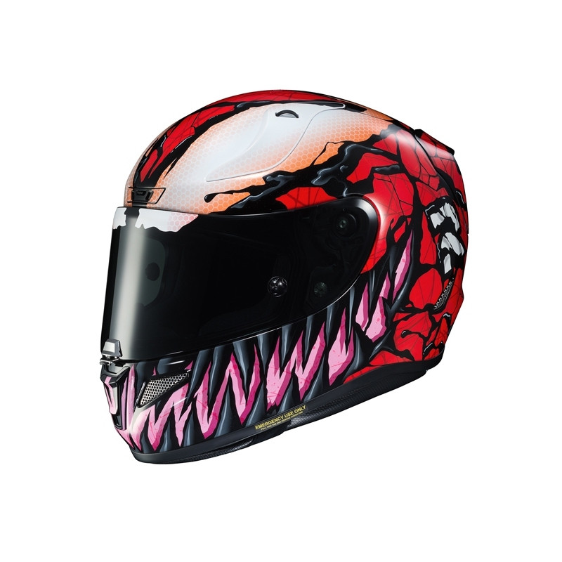 KASK HJC R-PHA-11 MARVEL CARNAGE RED/BLACK 