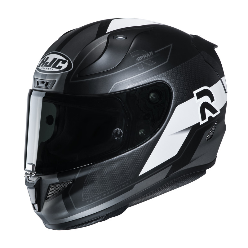 KASK HJC R-PHA-11 FESK BLACK/WHITE/GREY 
