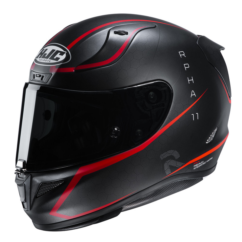 KASK HJC R-PHA-11 JARBAN BLACK/RED 