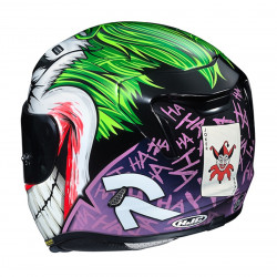 KASK HJC R-PHA-11 JOKER DC COMICS WHITE/GREEN 