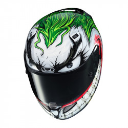KASK HJC R-PHA-11 JOKER DC COMICS WHITE/GREEN 