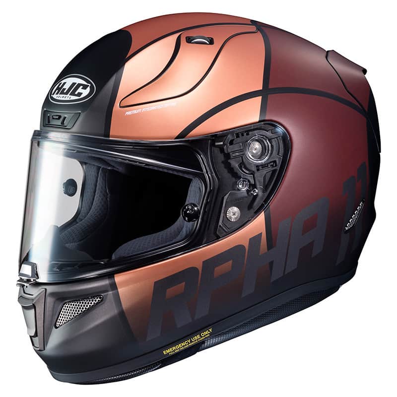 KASK HJC R-PHA-11 QUINTAIN BROWN/BLACK 