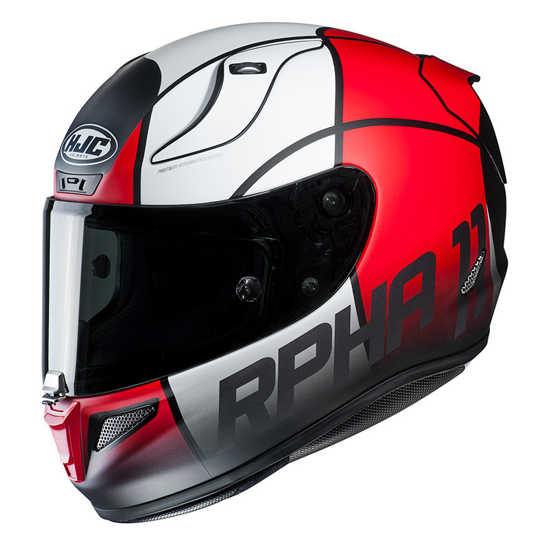 KASK HJC R-PHA-11 QUINTAIN RED/WHITE 