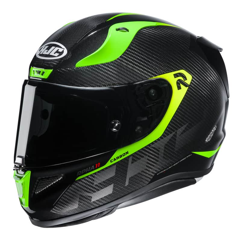KASK HJC R-PHA-11 CARBON BLEER BLACK/GREEN 