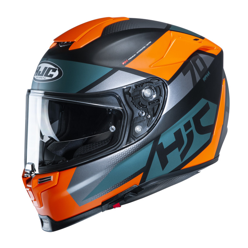 KASK HJC R-PHA-70 DEBBY ORANGE/GREY/GREEN 