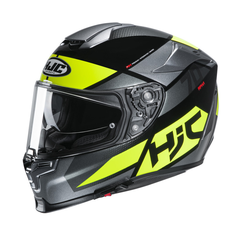 KASK HJC R-PHA-70 DEBBY GREY/FLO YELLOW 