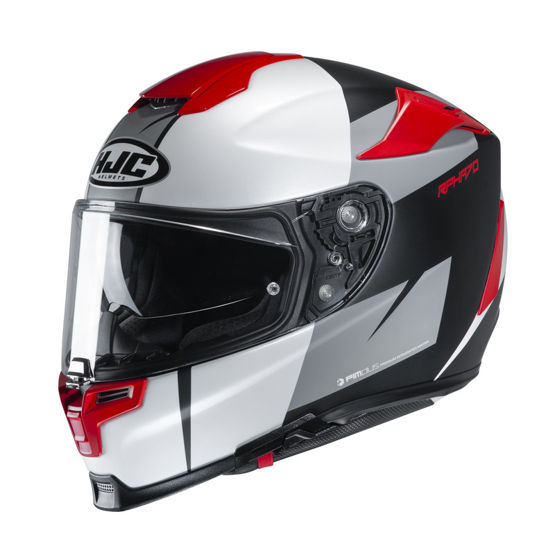 KASK HJC R-PHA-70 TERIKA BLACK/WHITE/RED 