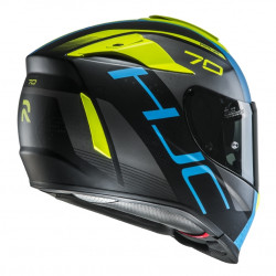 KASK HJC R-PHA-70 VIAS FLUO YELLOW/BLUE 