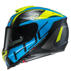 KASK HJC R-PHA-70 VIAS FLUO YELLOW/BLUE 