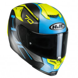 KASK HJC R-PHA-70 VIAS FLUO YELLOW/BLUE 