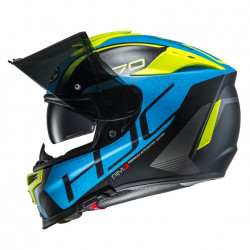 KASK HJC R-PHA-70 VIAS FLUO YELLOW/BLUE 