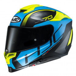 KASK HJC R-PHA-70 VIAS FLUO YELLOW/BLUE 