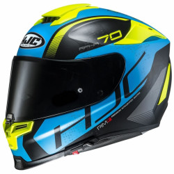 KASK HJC R-PHA-70 VIAS FLUO YELLOW/BLUE 