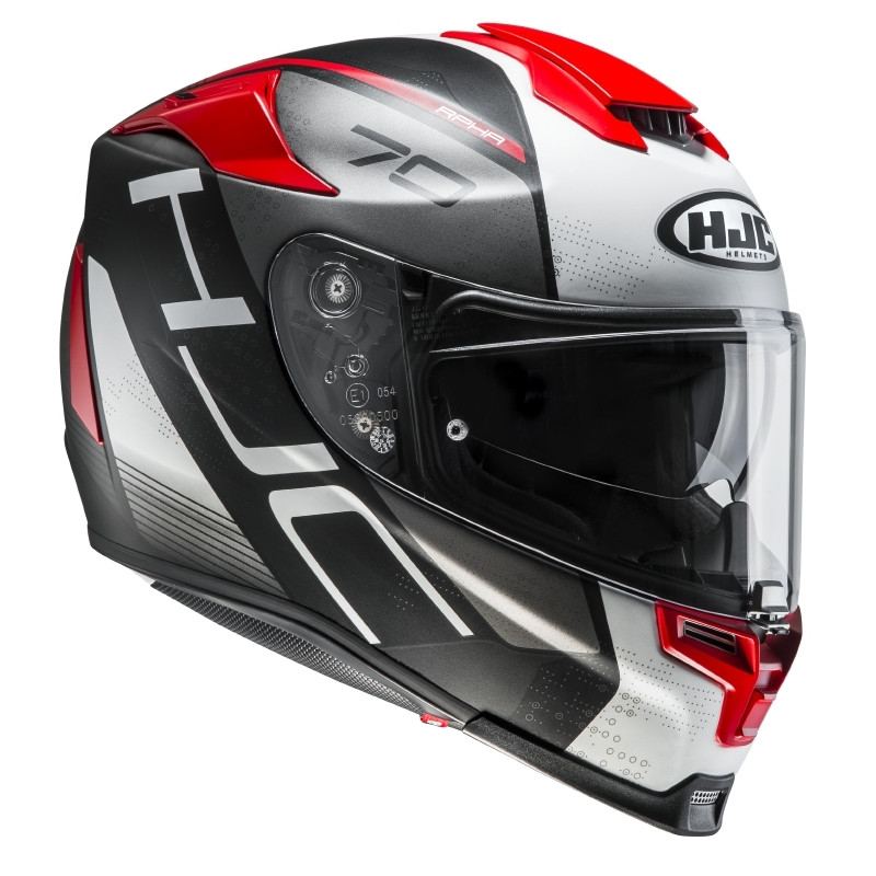 KASK HJC R-PHA-70 VIAS RED/WHITE 