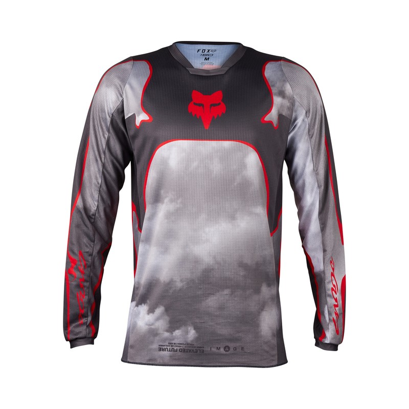 BLUZA FOX 180 ATLAS GREY/RED  ENDURO CROSS
