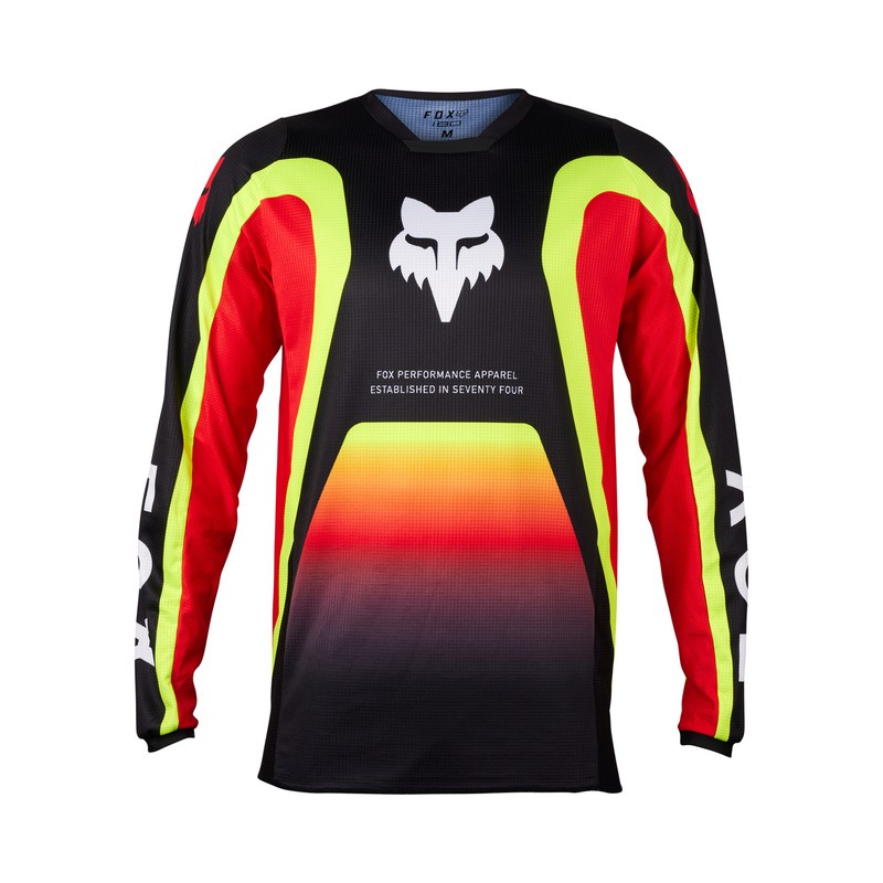 BLUZA FOX 180 BALLAST BLACK/RED  ENDURO CROSS
