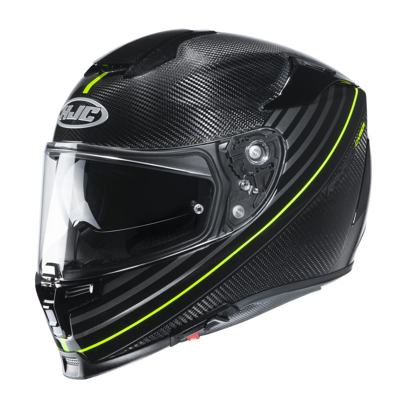 KASK HJC R-PHA-70 CARBON ARTAN BLACK/FLO YELLOW 