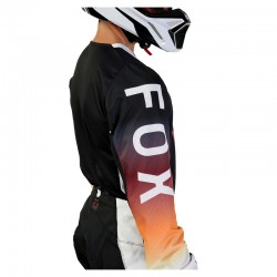 BLUZA FOX 180 FLORA BLACK  ENDURO CROSS