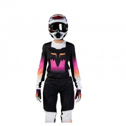BLUZA FOX LADY 180 FLORA BLACK/PINK  ENDURO CROSS