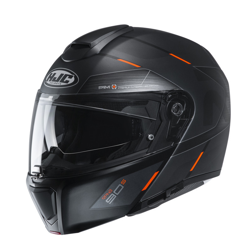 KASK HJC R-PHA-90S BEKAVO BLACK/ORANGE 