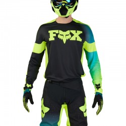 BLUZA FOX 360 STREAK BLACK/YELLOW  ENDURO CROSS