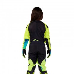 BLUZA FOX JUNIOR 360 STREAK BLACK/YELLOW  ENDURO CROSS
