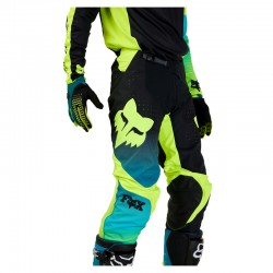 SPODNIE FOX 360 STREAK BLACK/YELLOW  ENDURO CROSS