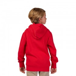 BLUZA Z KAPTUREM FOX JUNIOR ABSOLUTE FLAME RED  ENDURO CROSS