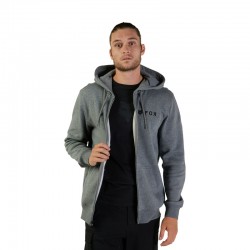 BLUZA Z KAPTUREM NA ZAMEK FOX ABSOLUTE HEATHER GRAPHITE  ENDURO CROSS