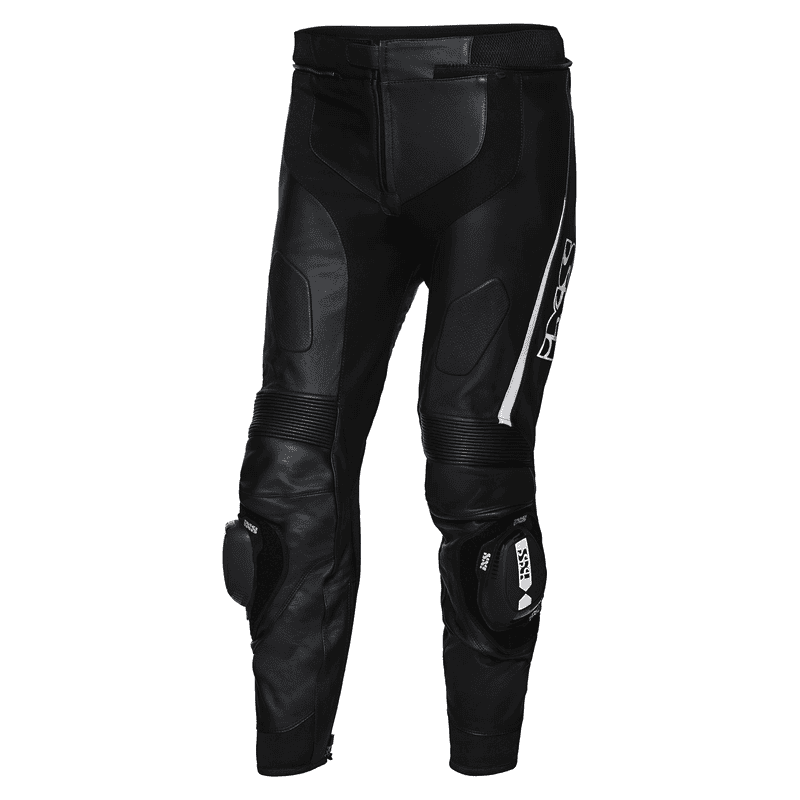 SPODNIE SKÓRZANE IXS RS-1000 BLACK/WHITE 