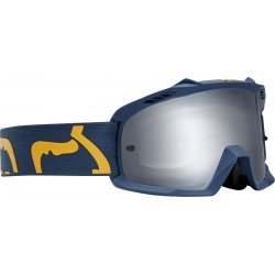 GOGLE FOX JUNIOR AIR SPACE RACE NAVY/YELLOW - SZYBA CLEAR ENDURO CROSS