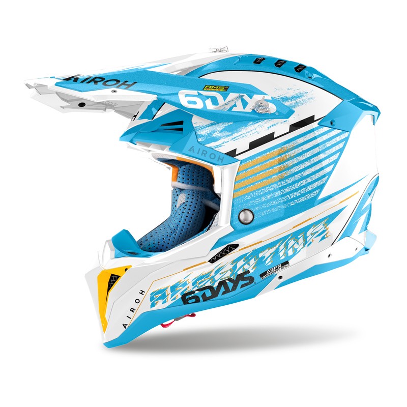 KASK AIROH AVIATOR 3 SIX DAYS ARGENTINA GLOSS 