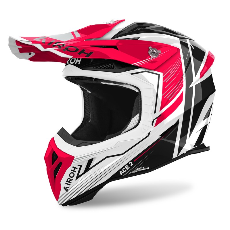 KASK AIROH AVIATOR ACE 2 ENGINE RED GLOSSS KASK AIROH AVIATOR ACE 2 ENGINE RED GLOSSS