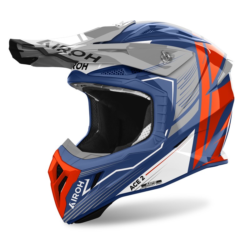 KASK AIROH AVIATOR ACE 2 ENGINE CERULEAN GLOSS 